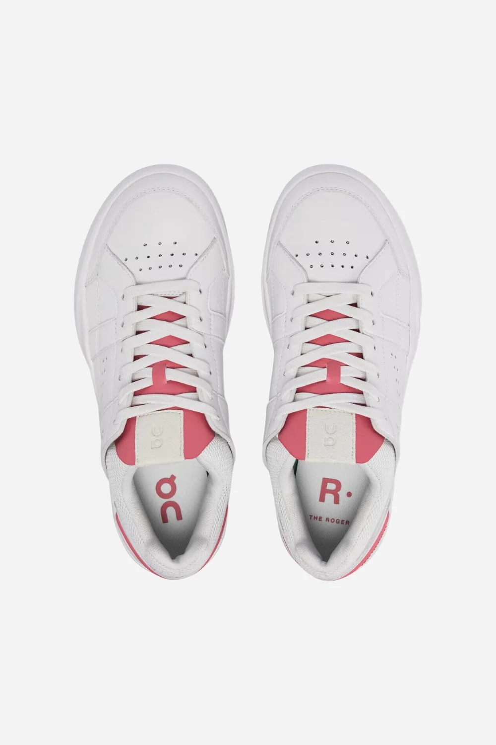 ON Running Women's Roger Clubhouse 1 in All White/Rosewood - Image 4