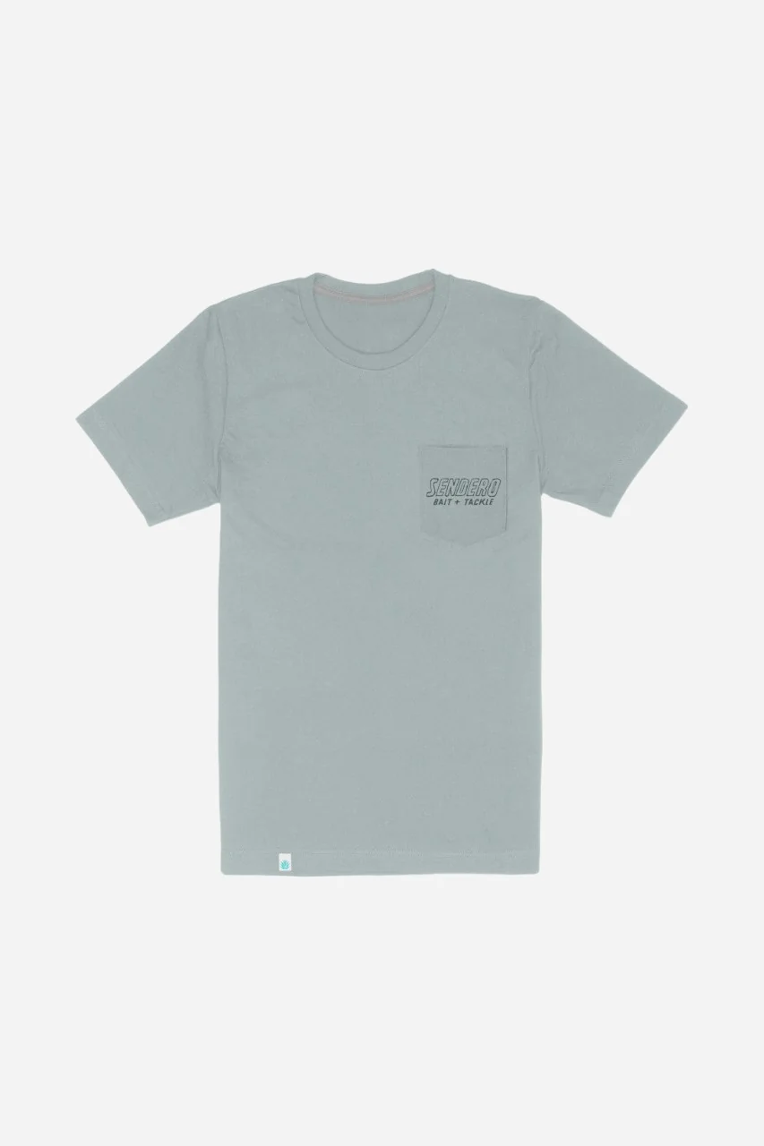 Sendero Provisions 50 Cent Worms T-Shirt in Sterling Blue - Image 2