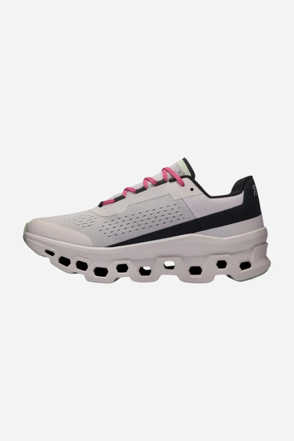 On Running Men's Cloudmonster in Frost/Black - Image 2