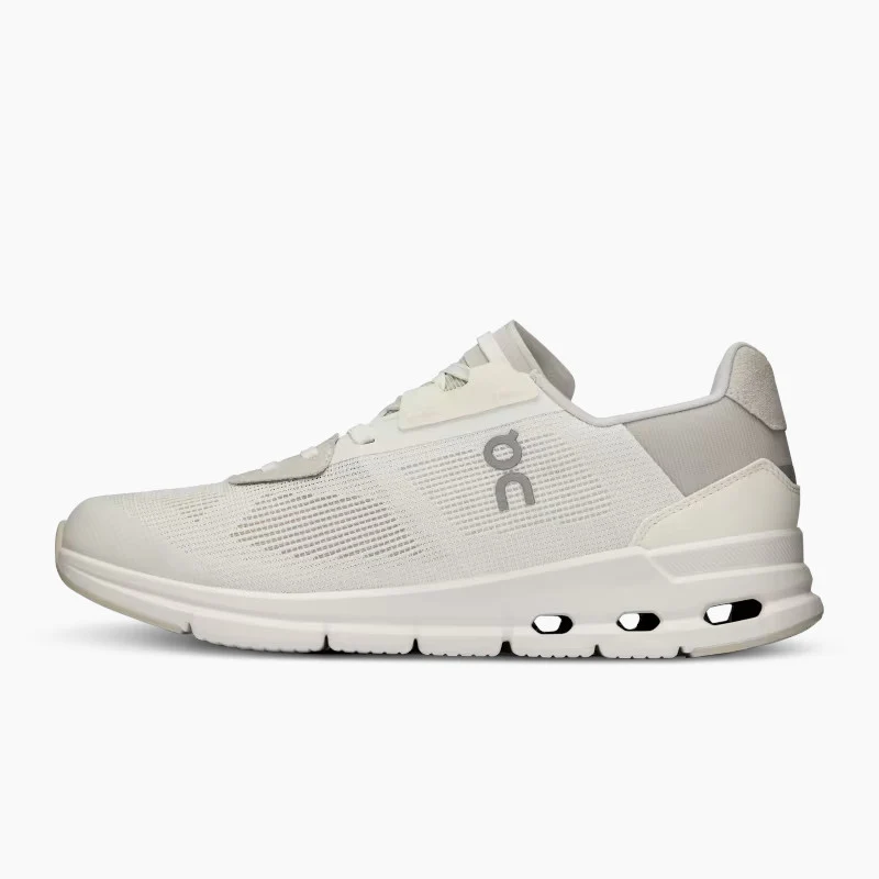 On Running Womens Cloudrift Sneakers in White Frost - Image 4