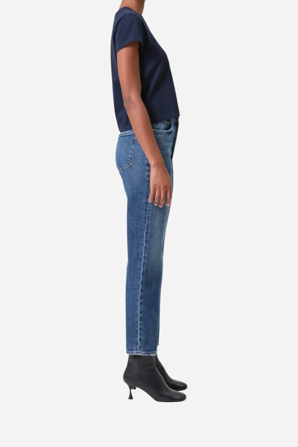 Agolde 90's Pinch Waist Crop in Solace - Image 3