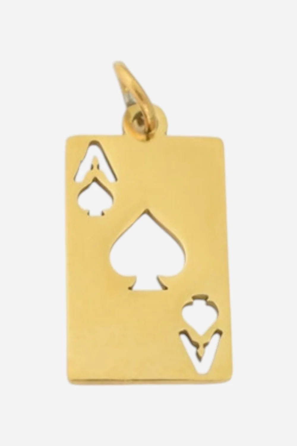 Farrah B Ace Of Spades Charm - Gold