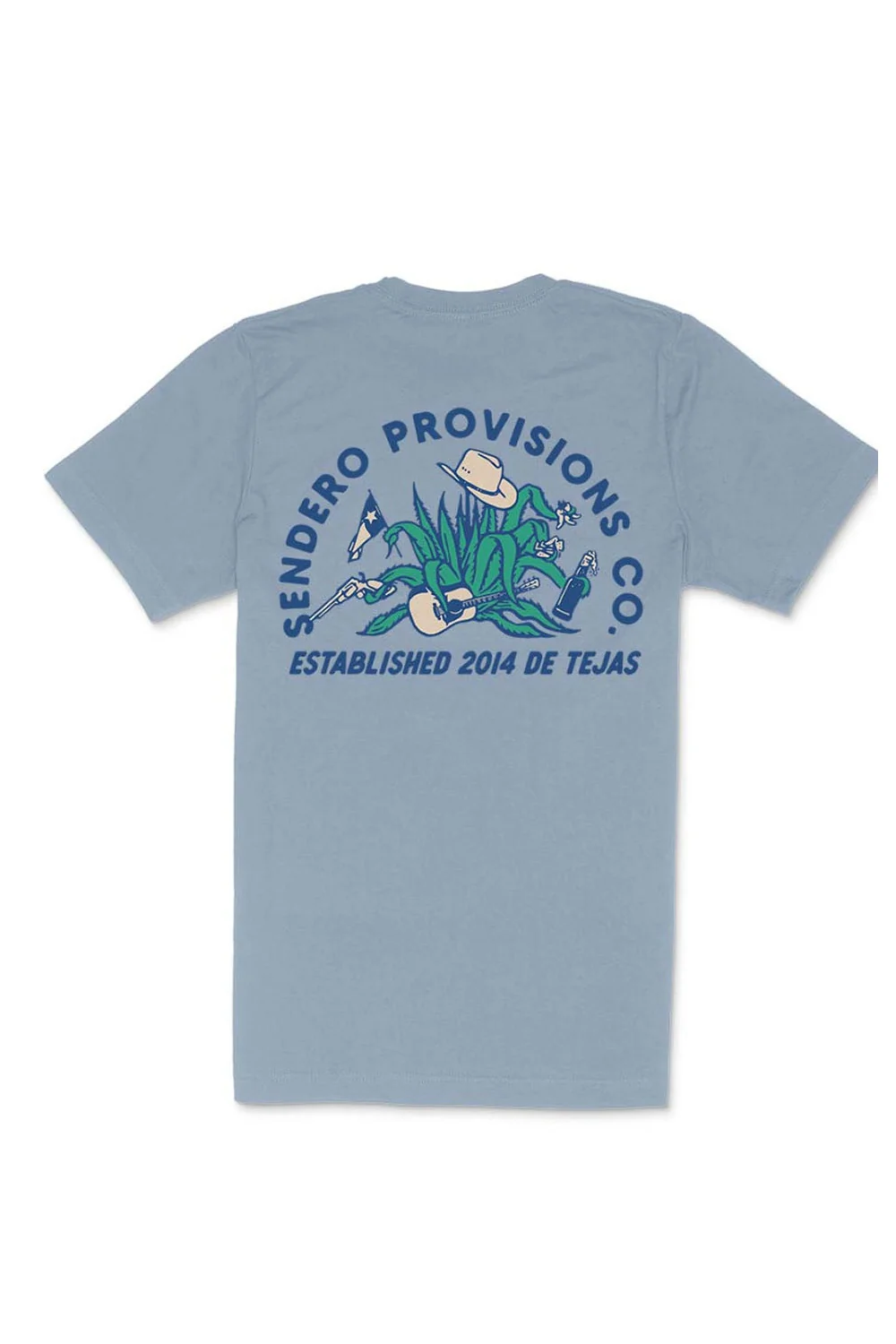 Sendero Provisions Agave De Sendero Tee in Big Sky Blue