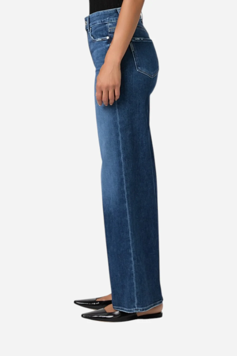 Paige Anessa 31" Wide Jean in Dresden - Image 2