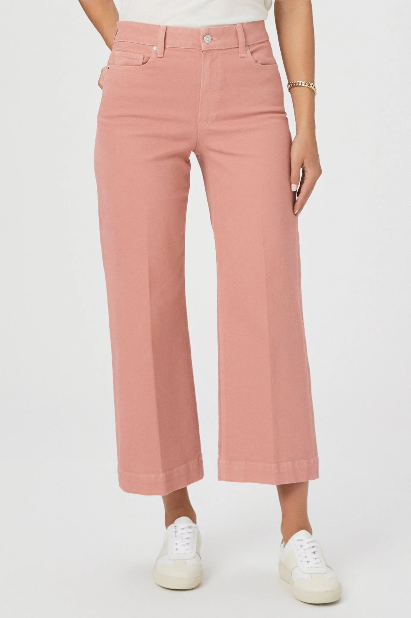 Paige Anessa Pants in Vintage Pink Terracotta - Image 2