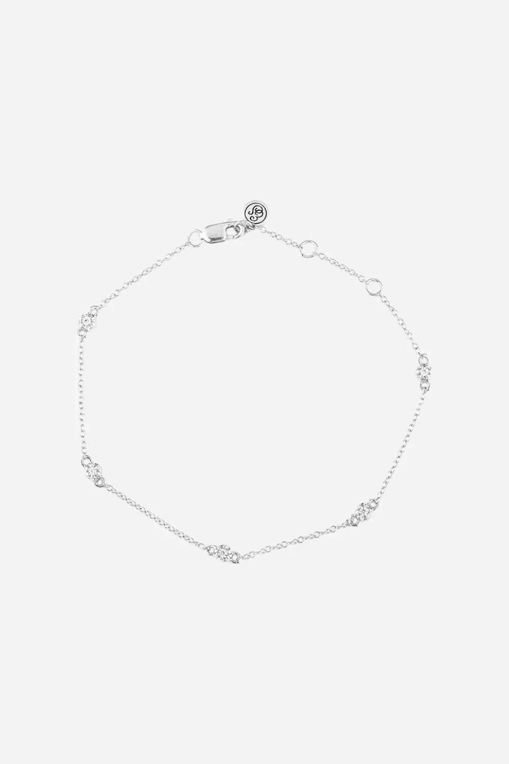 Ella Stein Ara Diamond Chain Bracelet in Sterling Silver