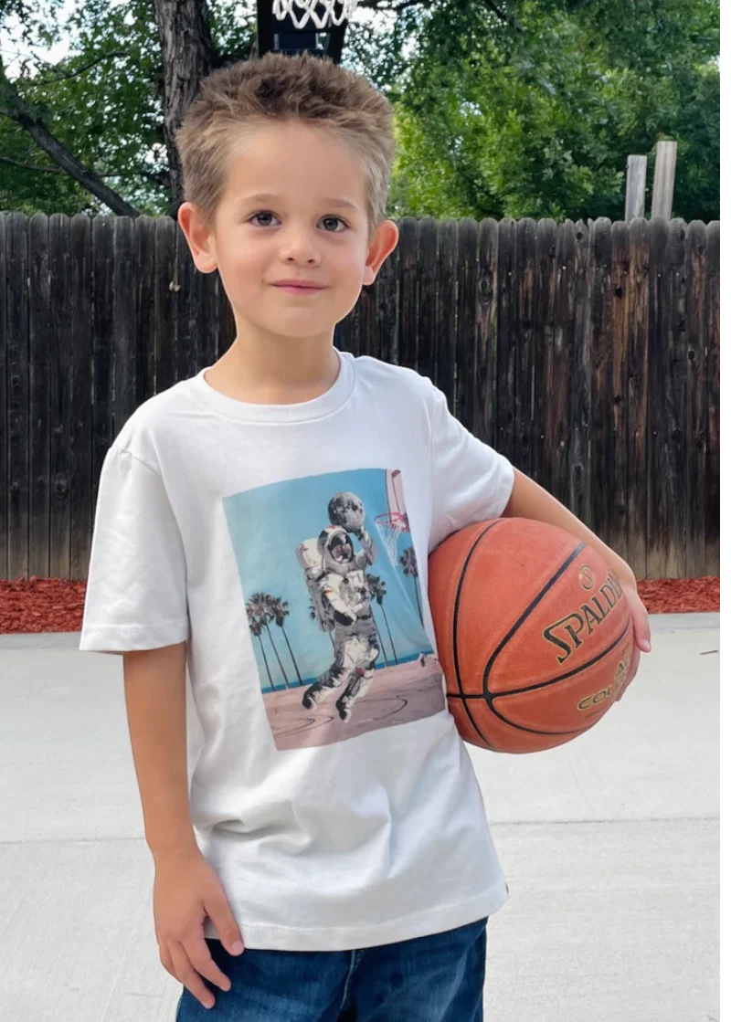 Kid Dangerous Astro Dunk Space Tee - Image 2