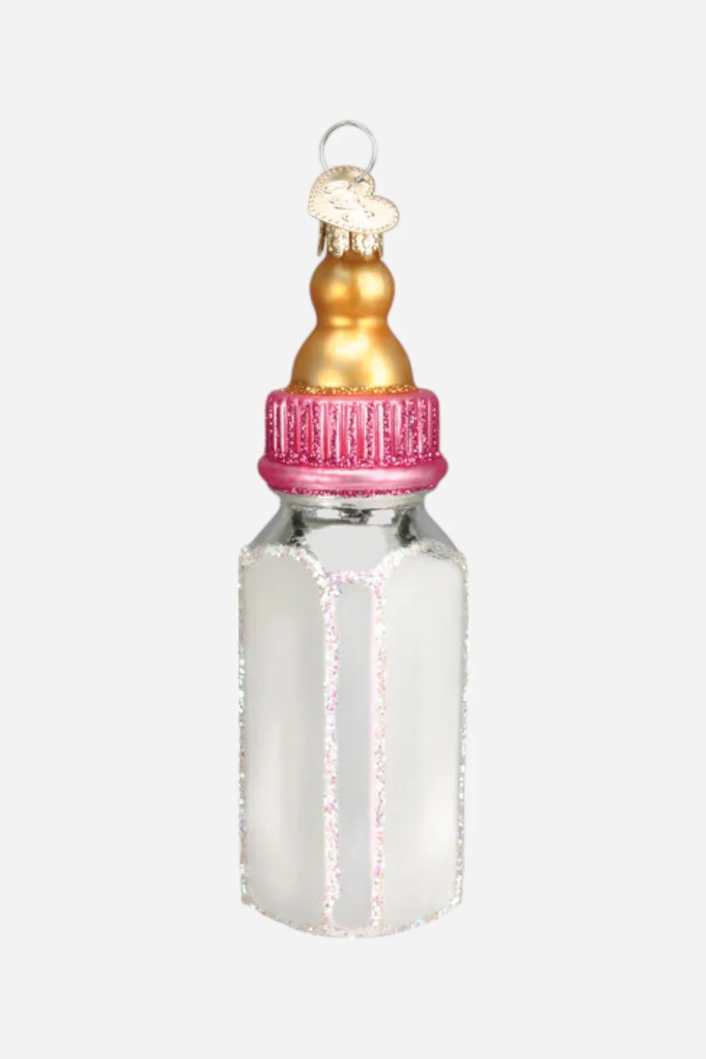 Baby Bottle Girl Ornament