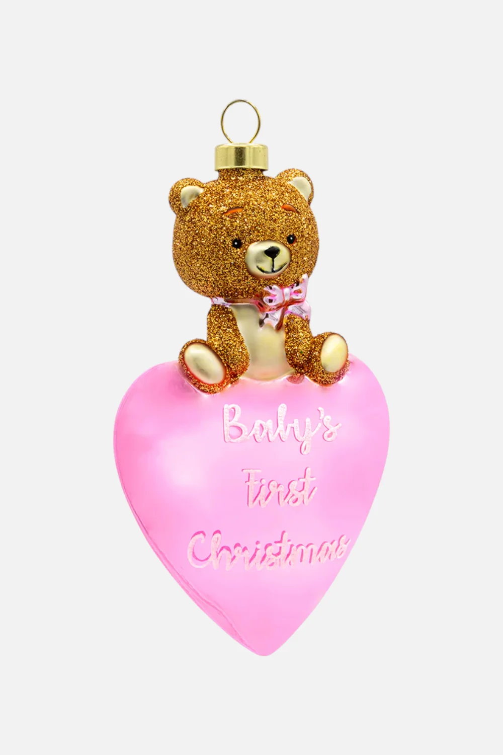 Baby Girl Bear Ornament