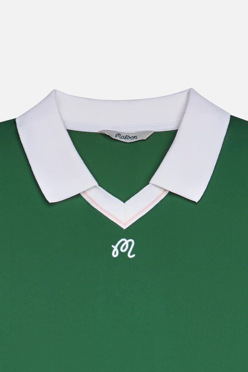 Malbon Golf Barrio Polo in Garden Green - Image 3