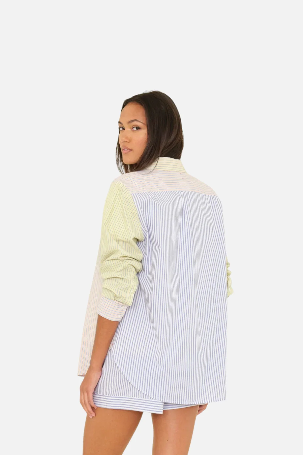 Xirena Beau Shirt in Mixed Stripes - Image 2