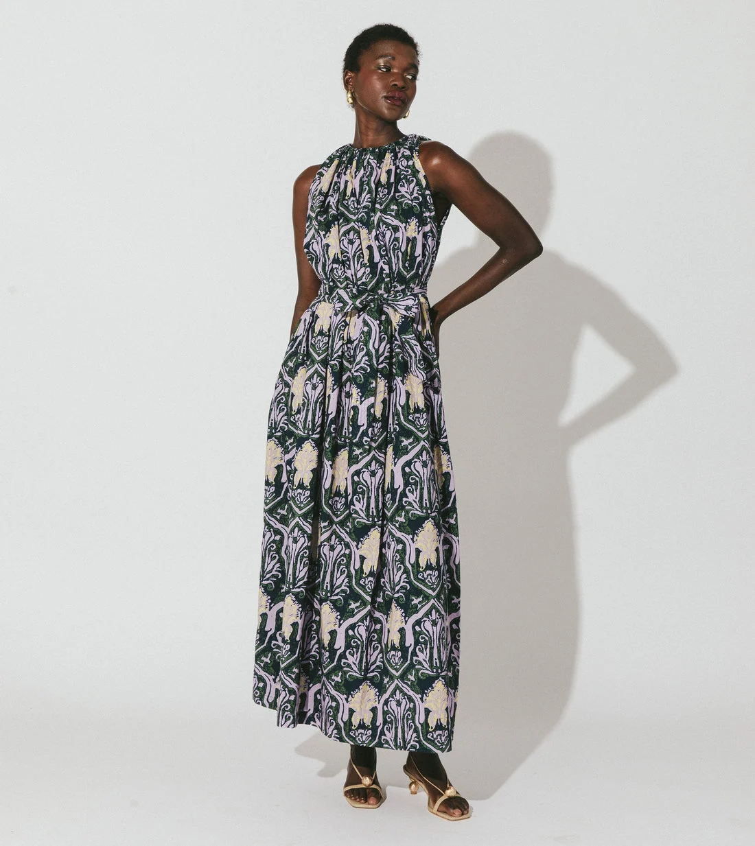 Cleobella Becca Ankle Dress in Casablanca - Image 2