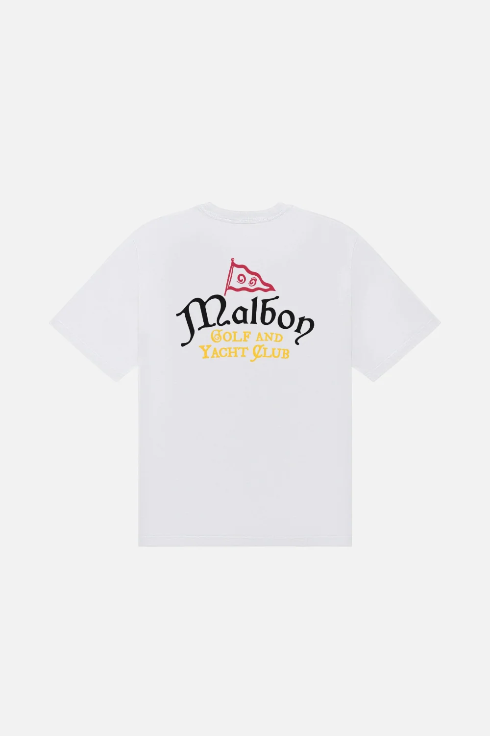 Malbon Golf Men's Bermuda Yacht Club Tee in White - Image 3