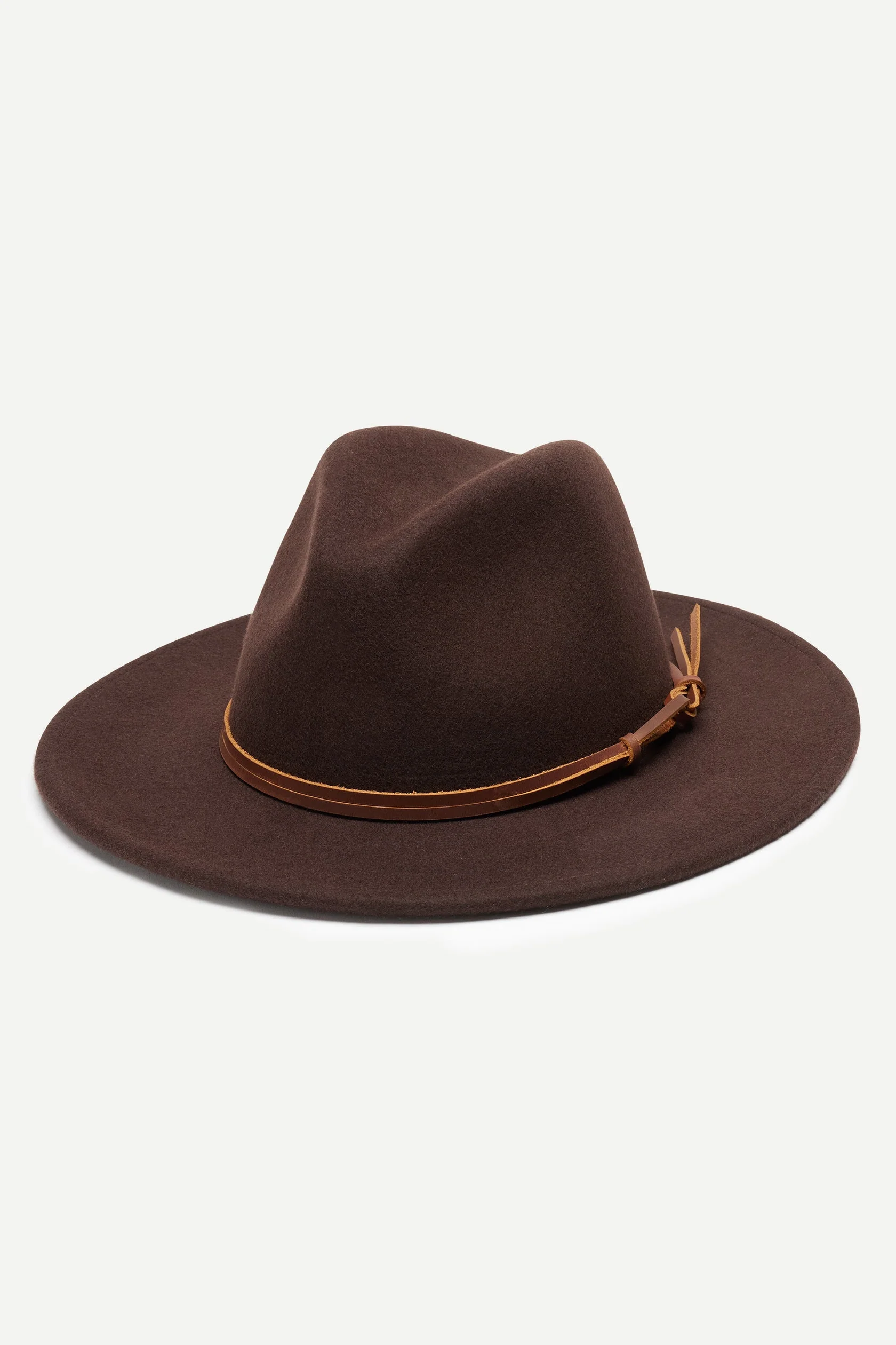 Wyeth Hats Billie Fedora Hat in Brown