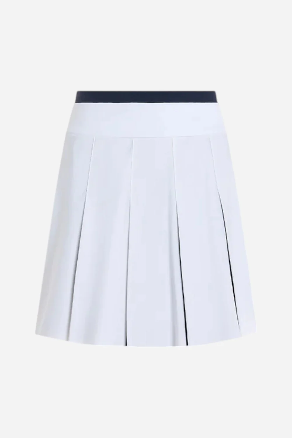Varley Bronte 2-in-1 Skirt 15.5" in White/Blue Nights - Image 6