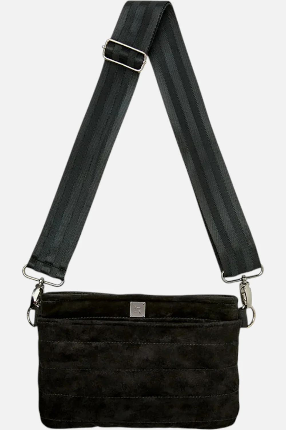 Bum Bag 2.0 in Black Luxe Suede - Image 4