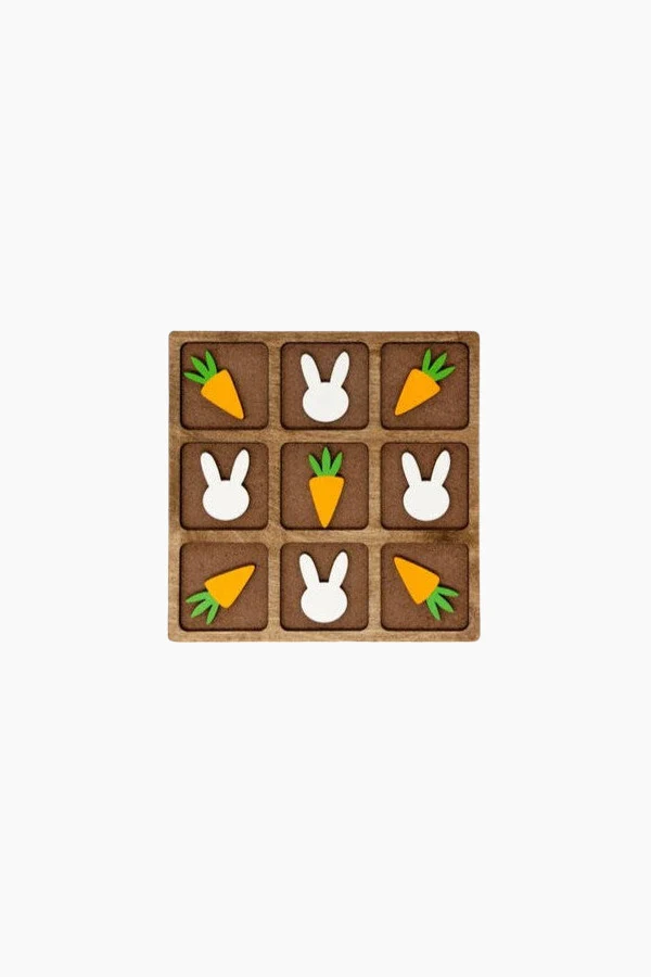 This & That Bunny Vs Carrot Tic-Tac-Toe Game