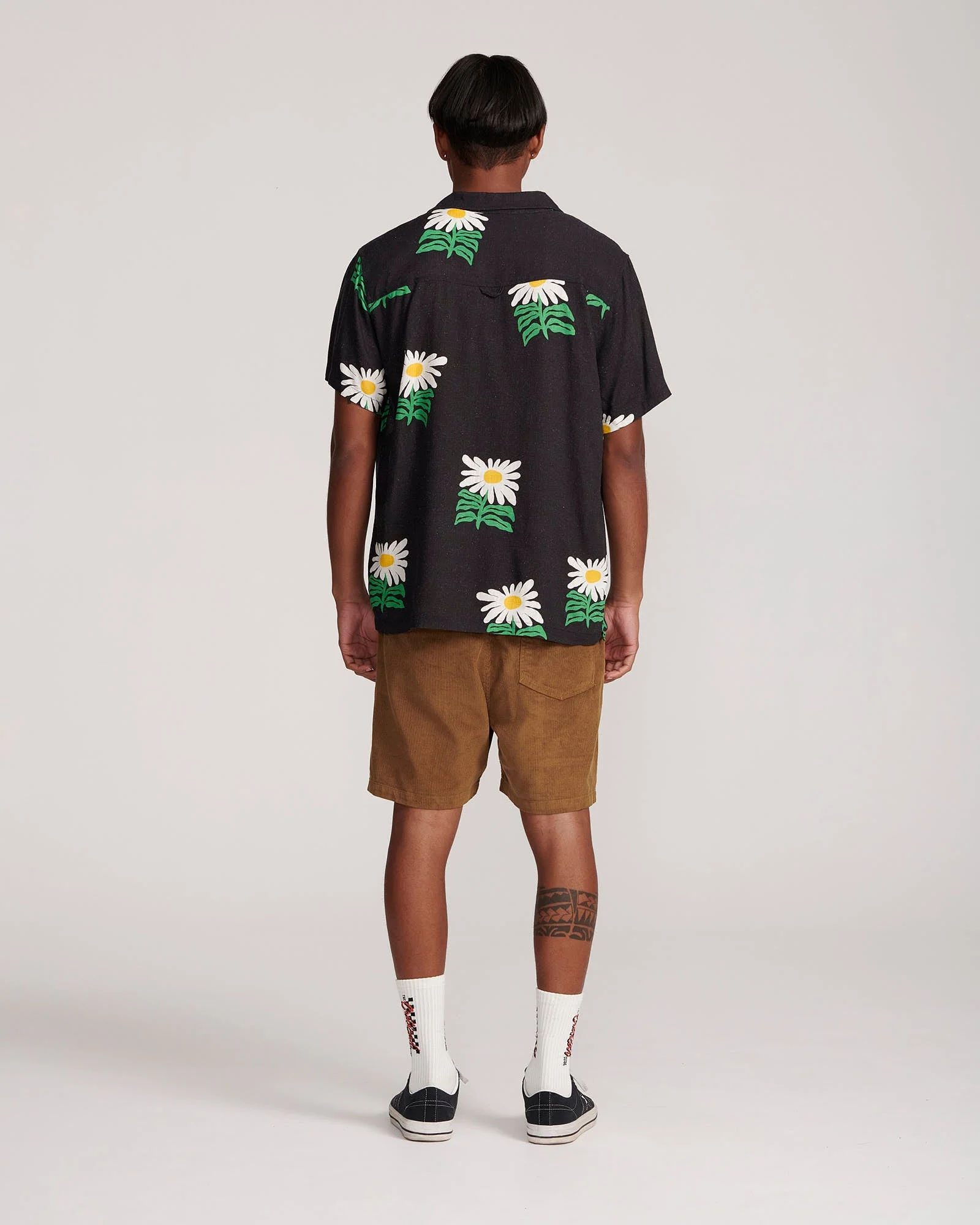 The Critical Slide Society Calen Resort Shirt in Black - Image 4