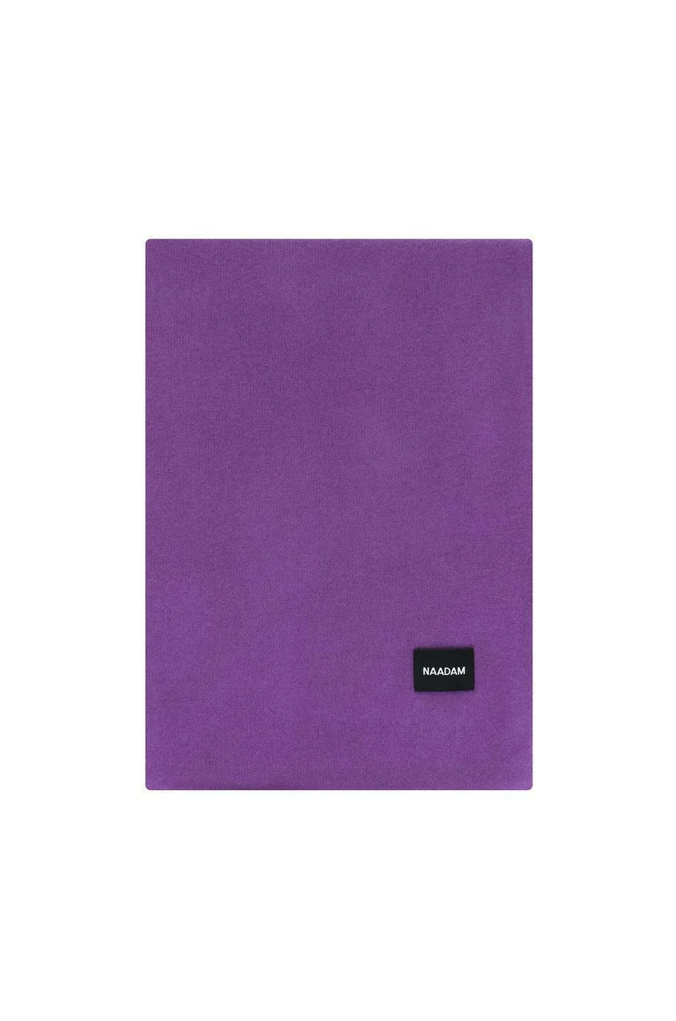 Cashmere Knit Throw/Scarf - Purple - Image 2