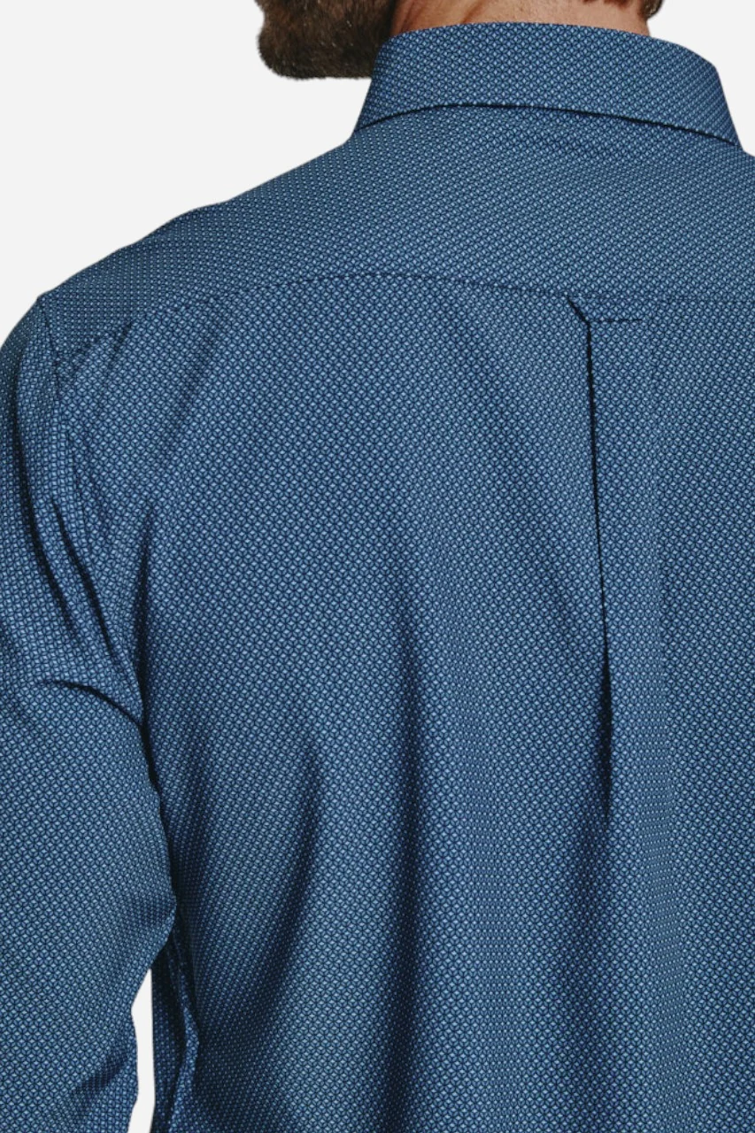 7 Diamonds Castel Long Sleeve in Navy - Image 3