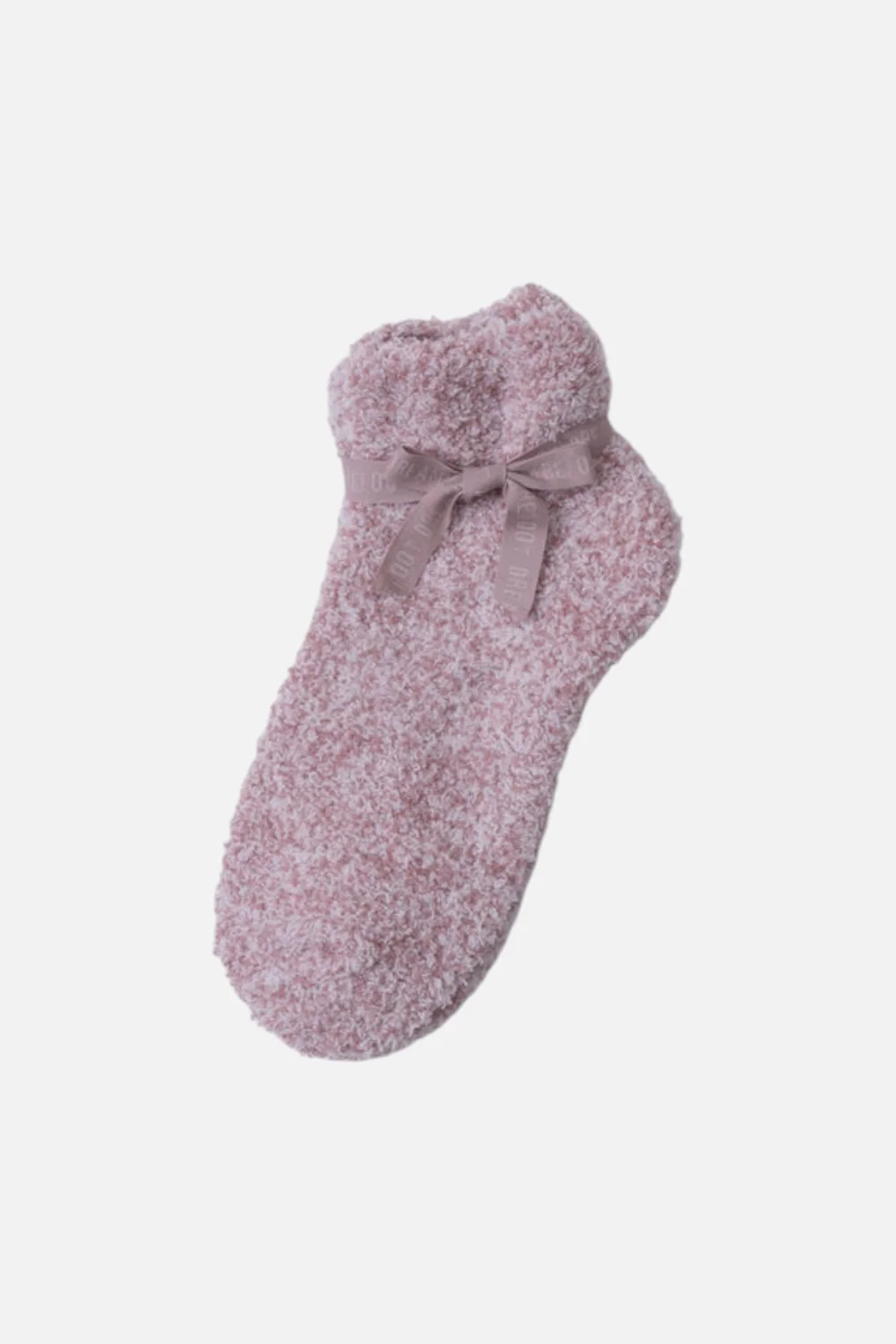 Barefoot Dreams CozyChic Heathered Tennis Socks in Heathered Teaberry