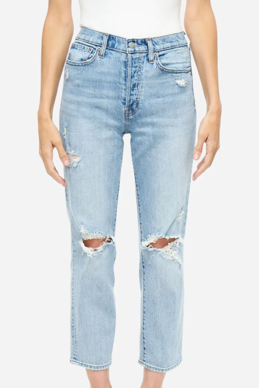 Pistola Charlie High Rise Straight In Bali Distressed