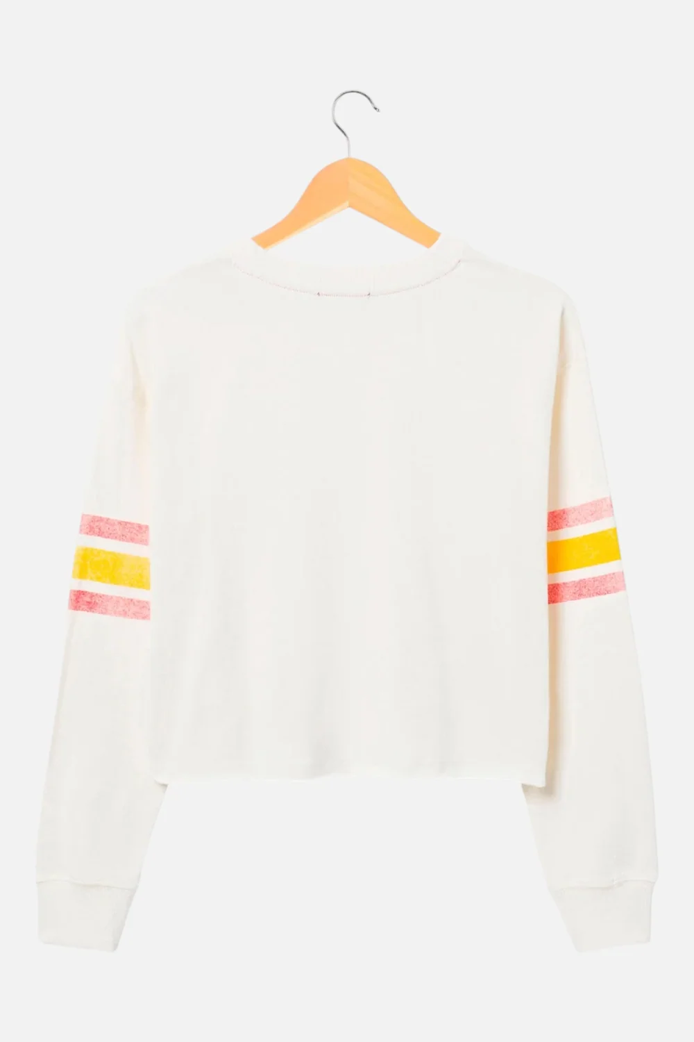 Junk Food Women's Chiefs Kickoff Crop Crew in White - Image 2