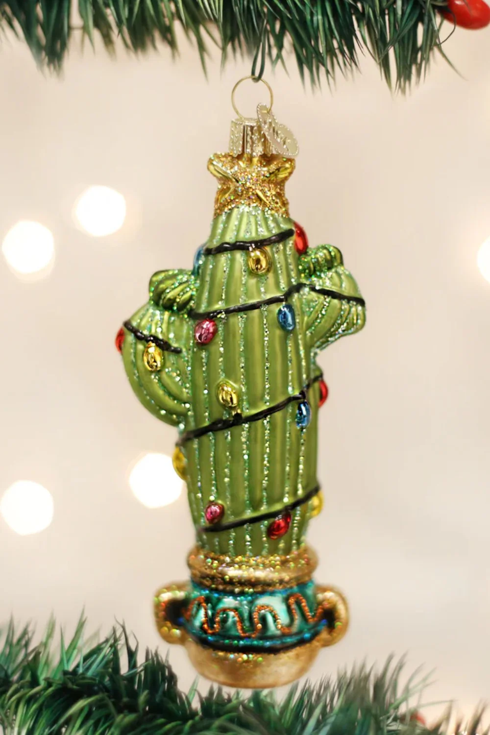 Christmas Cactus Ornament - Image 2
