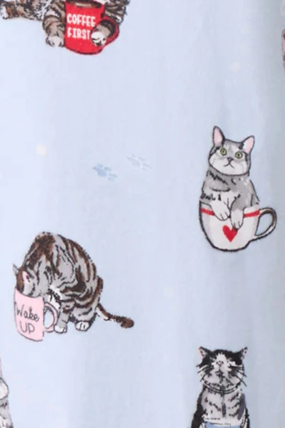 PJ Salvage Coffee & Cat Naps Flannel Pant - Image 7