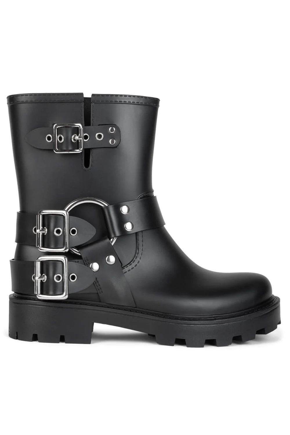 Jeffrey Campbell Controller Boots in Black Matte Silver - Image 2