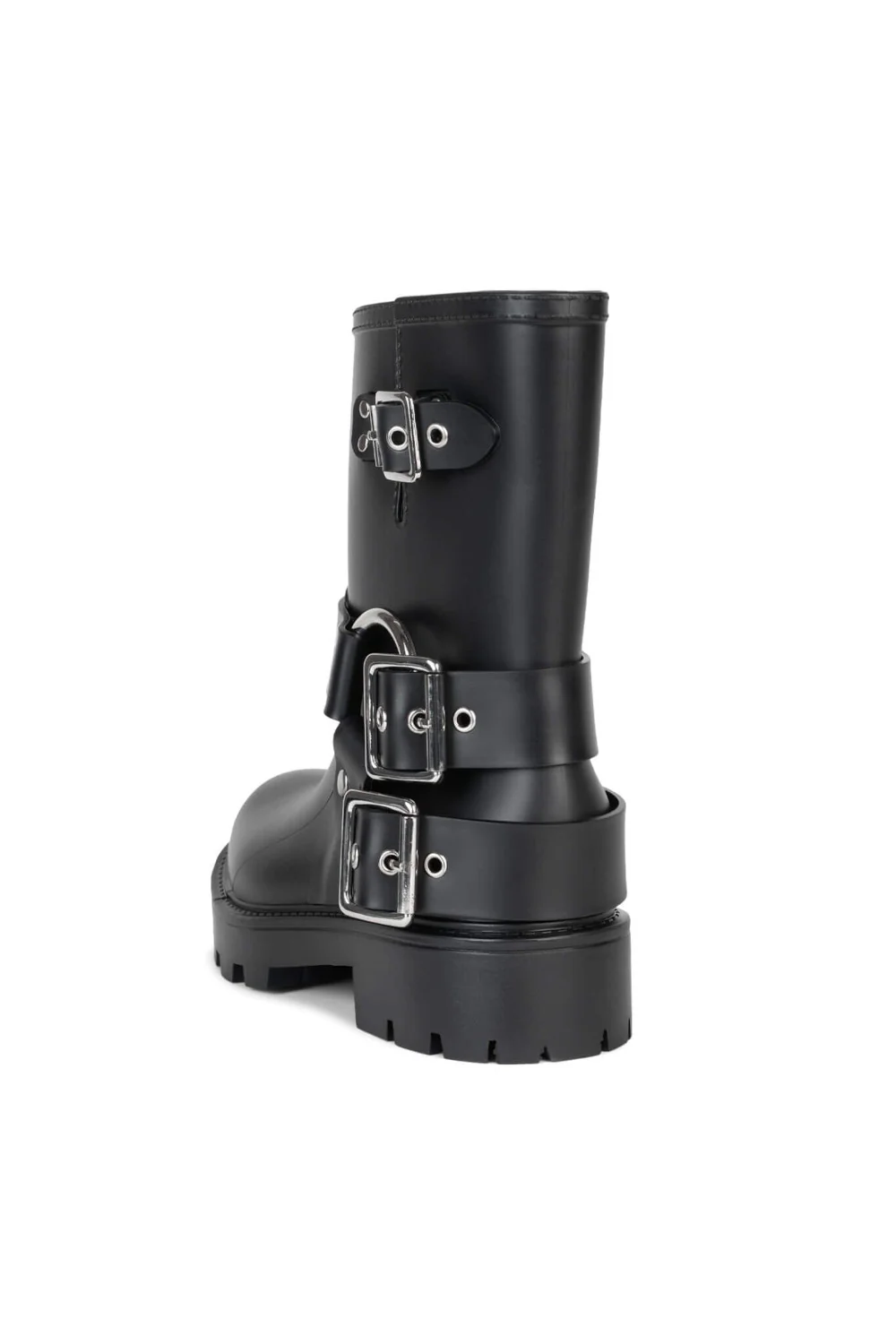 Jeffrey Campbell Controller Boots in Black Matte Silver - Image 4