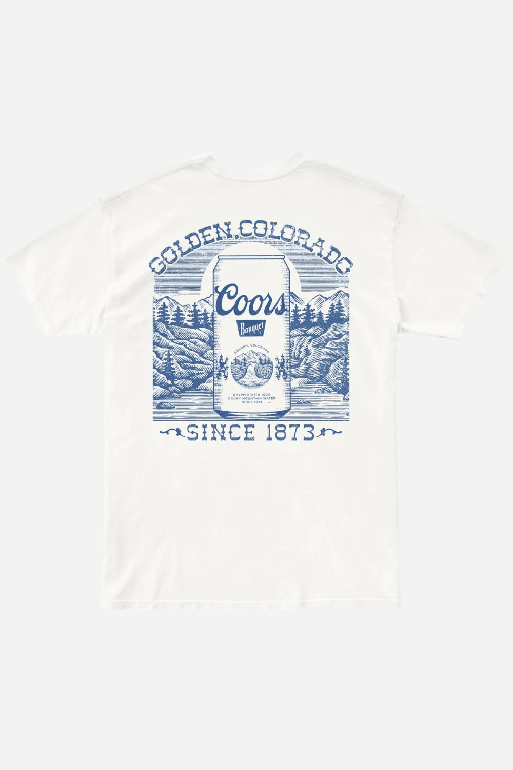 The Original Retro Brand Coors Banquet Golden Colorado in White