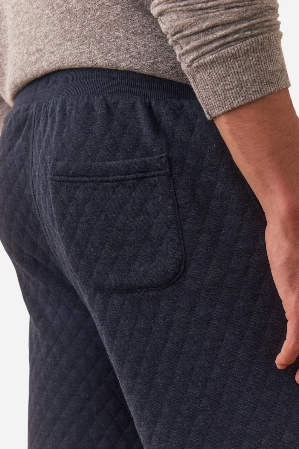 Marine Layer Corbet Quilted Jogger in Navy - Image 4