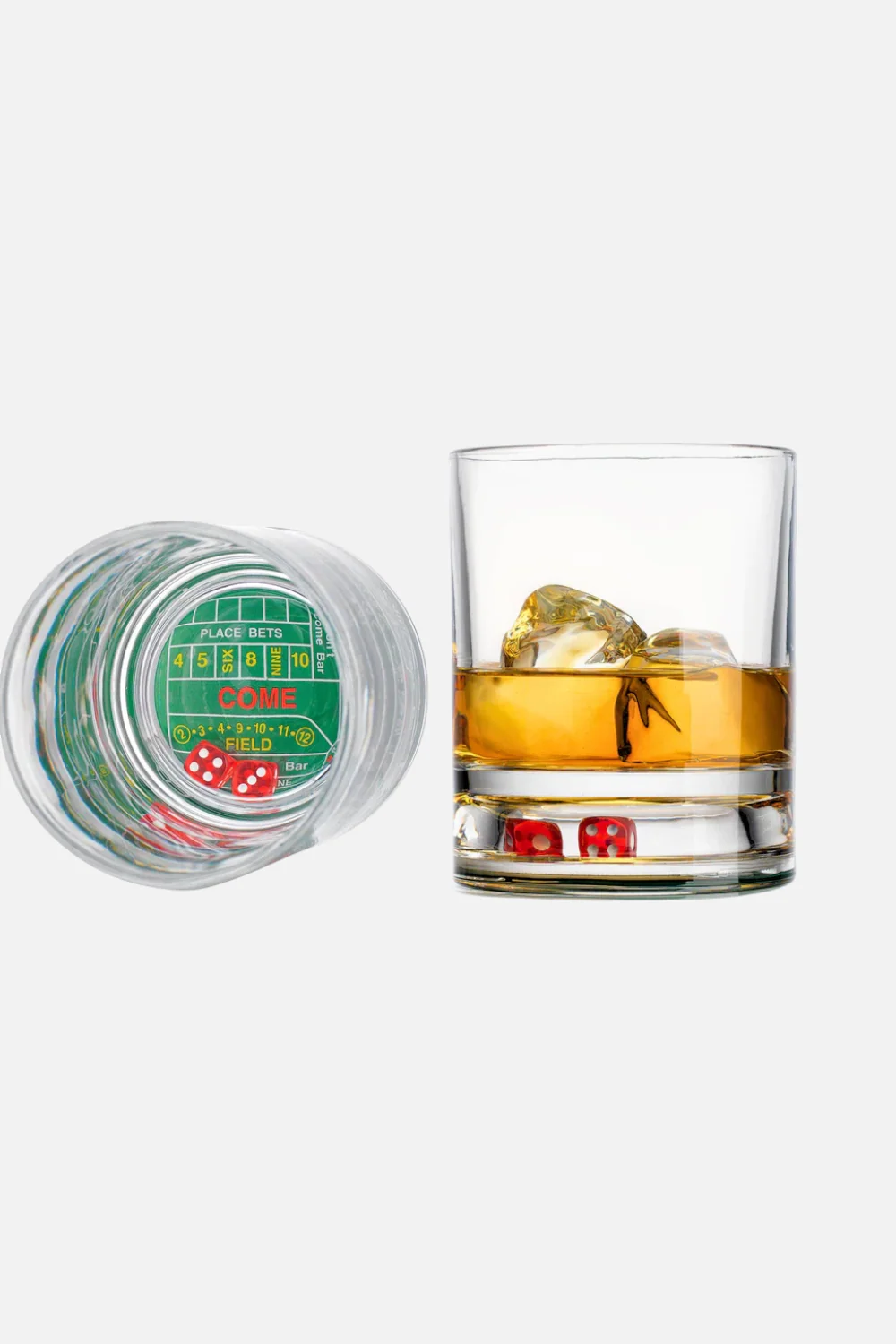 Godinger Craps Shoot Double Old Fashion Set of 2 - Image 3