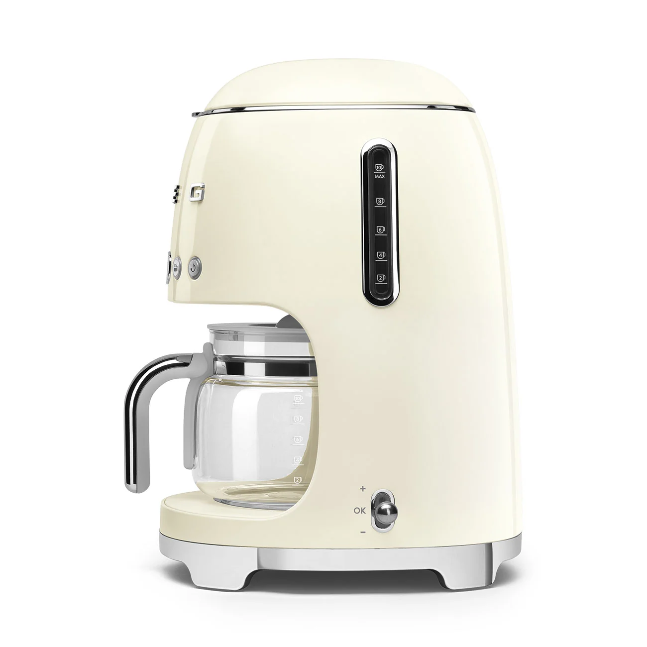 SMEG 50S Retro Drip Coffee Machine in Cream - Image 2