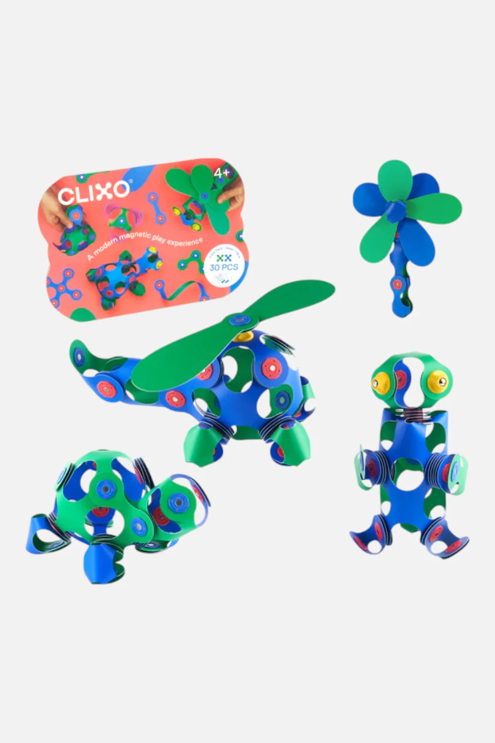 Clixo Kid's Crew Pack in Blue/Green - Image 2