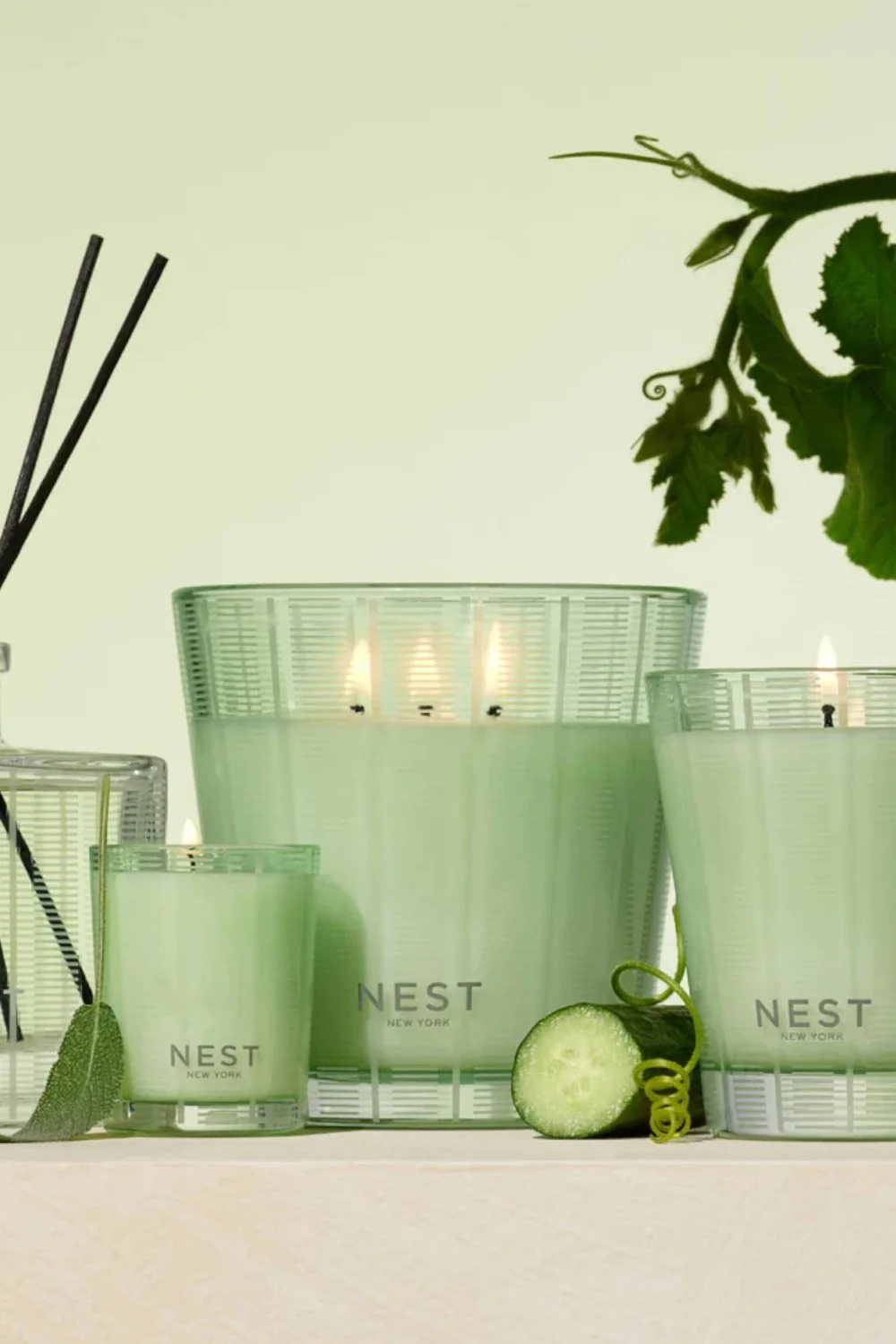 Nest Cucumber & White Sage Votive Candle - Image 2