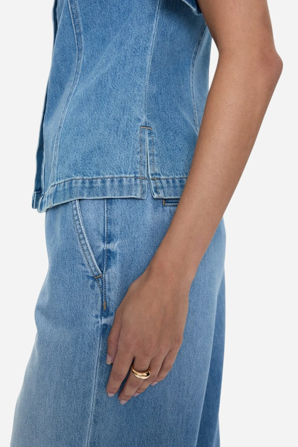 Pistola Cyndi Denim Shirt in Palo Alto - Image 3