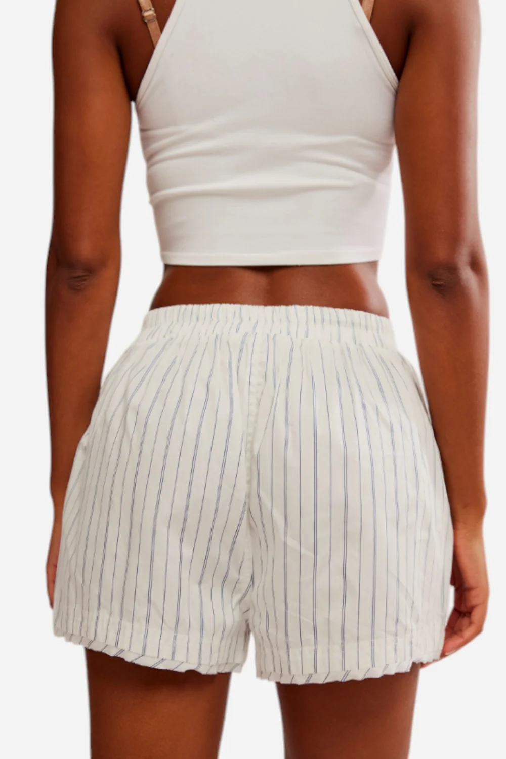 Free People Day to Day Striped Boxer in Ivory Combo - Image 3