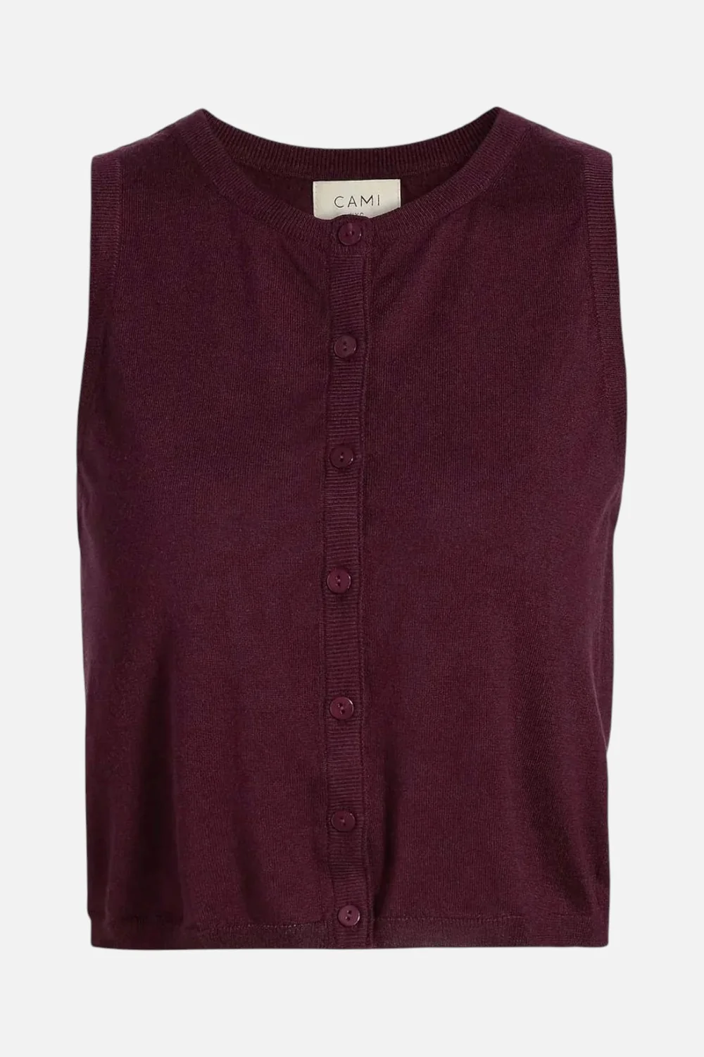 Cami NYC Dia Sweater Vest in Blackberry - Image 4