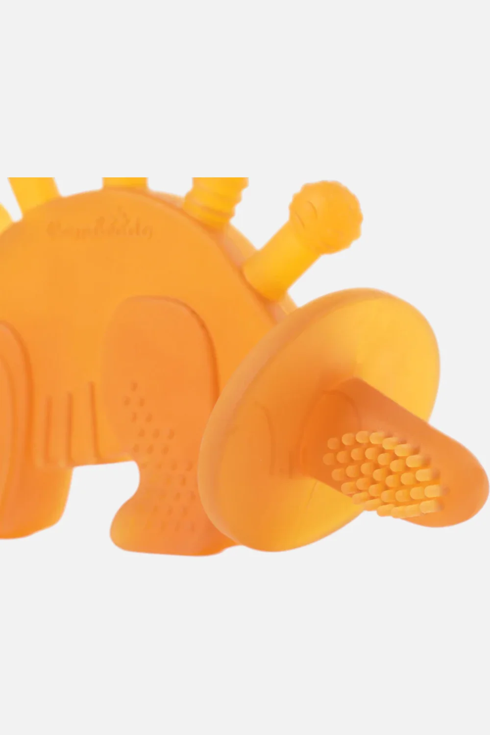 Bambeado Dibly Baltic Amber & Natural Rubber Dinosaur Teether with Toothbrush Tail - Image 2