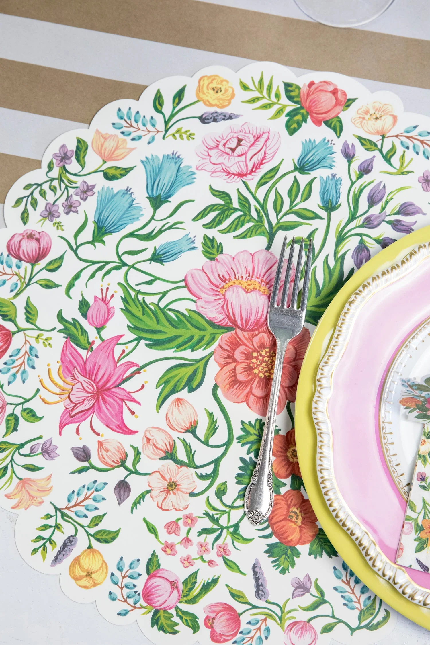 Die Cut Sweet Garden Posey Placemat, Set of 12 - Image 2