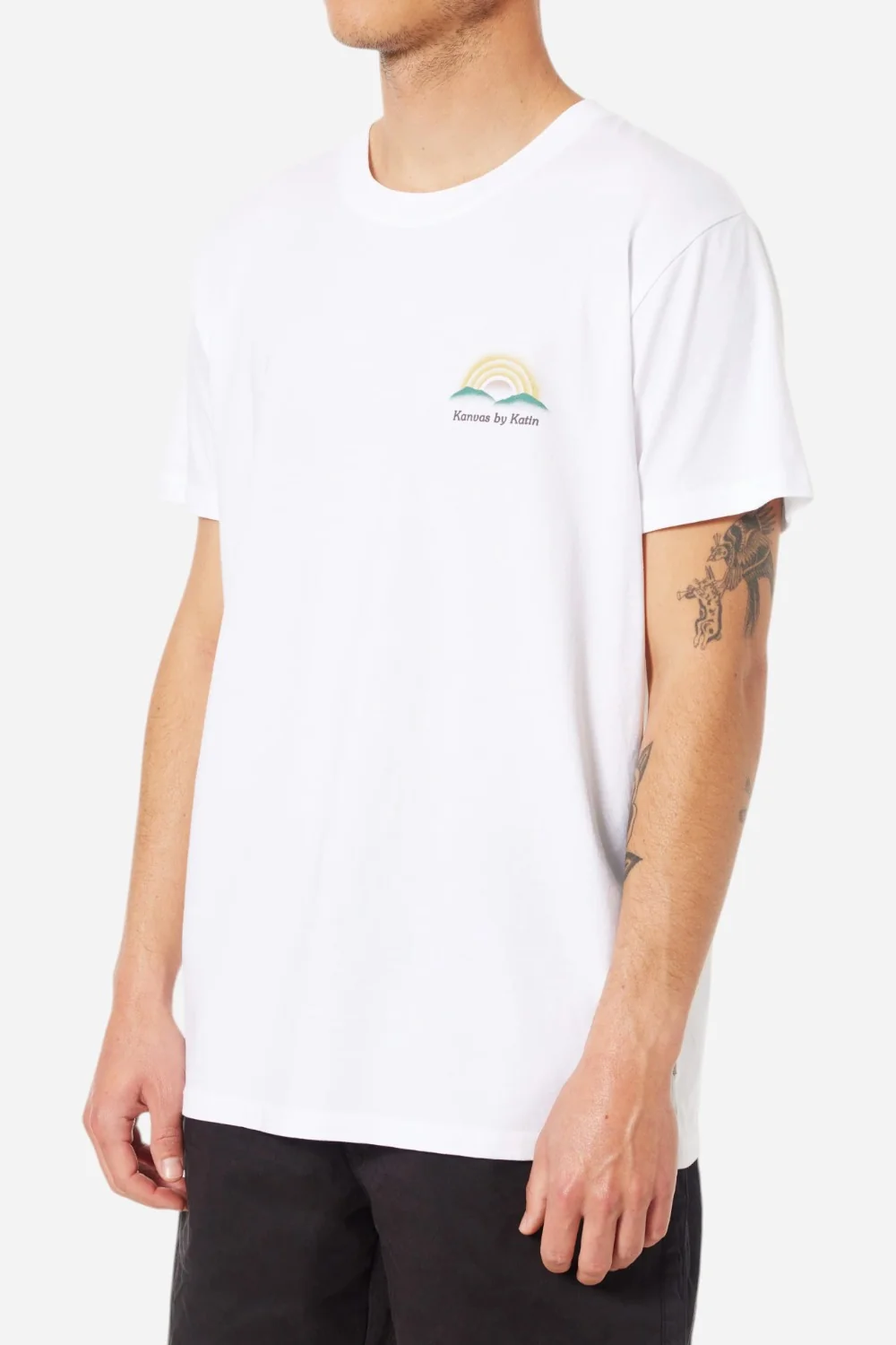 Katin Distance Tee in White - Image 3