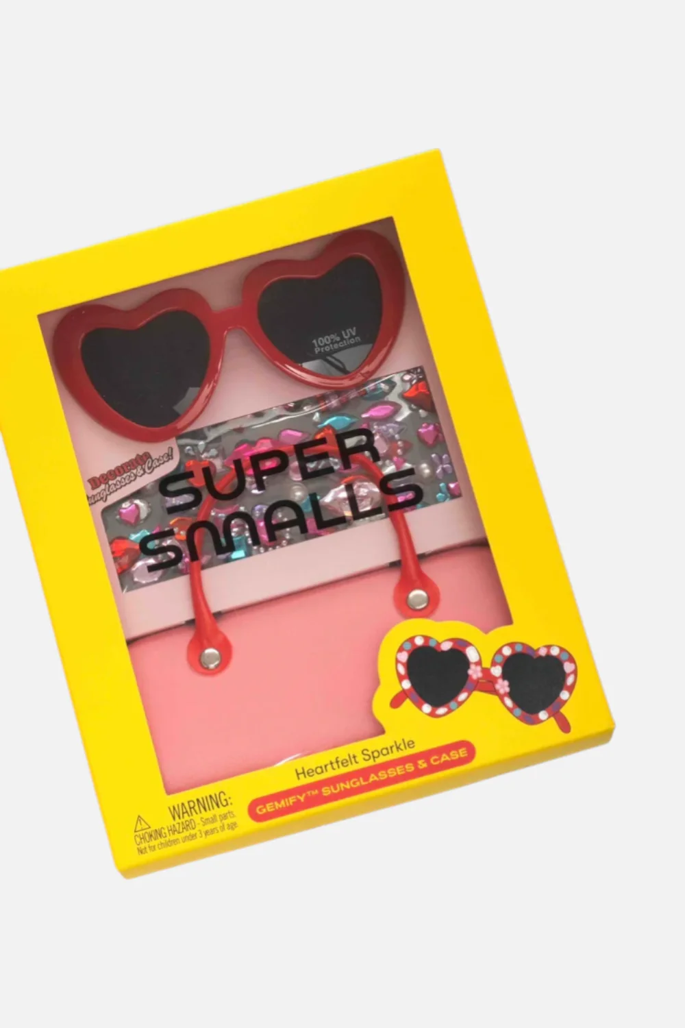 Super Smalls Heartfelt Sparkle Gemify™ Sunglasses + Case