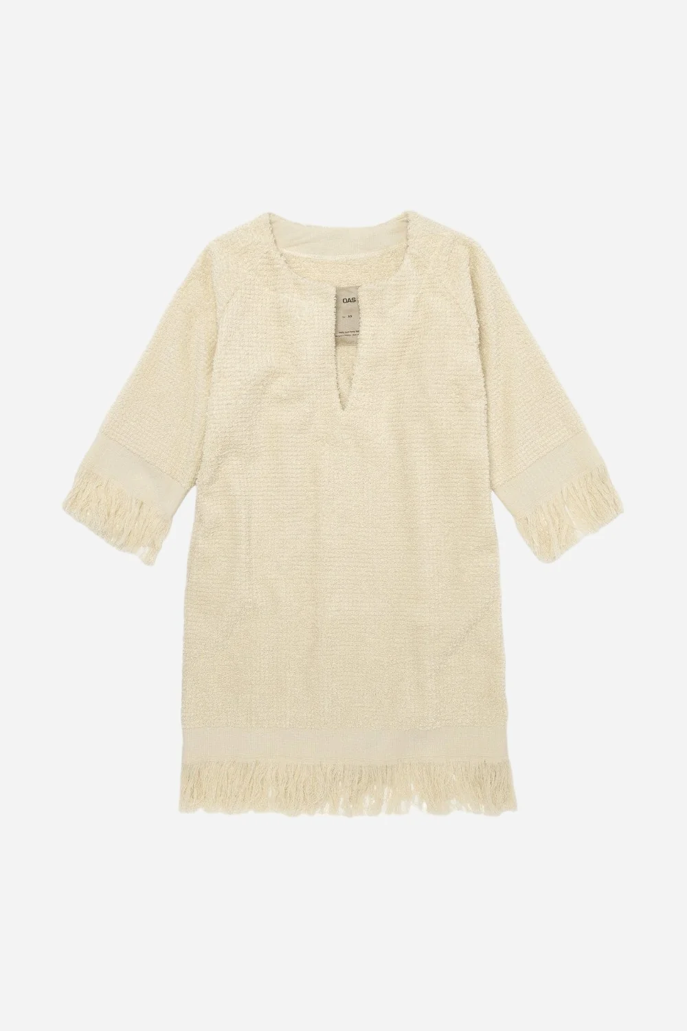 OAS Ecru Odilia Terry Dress