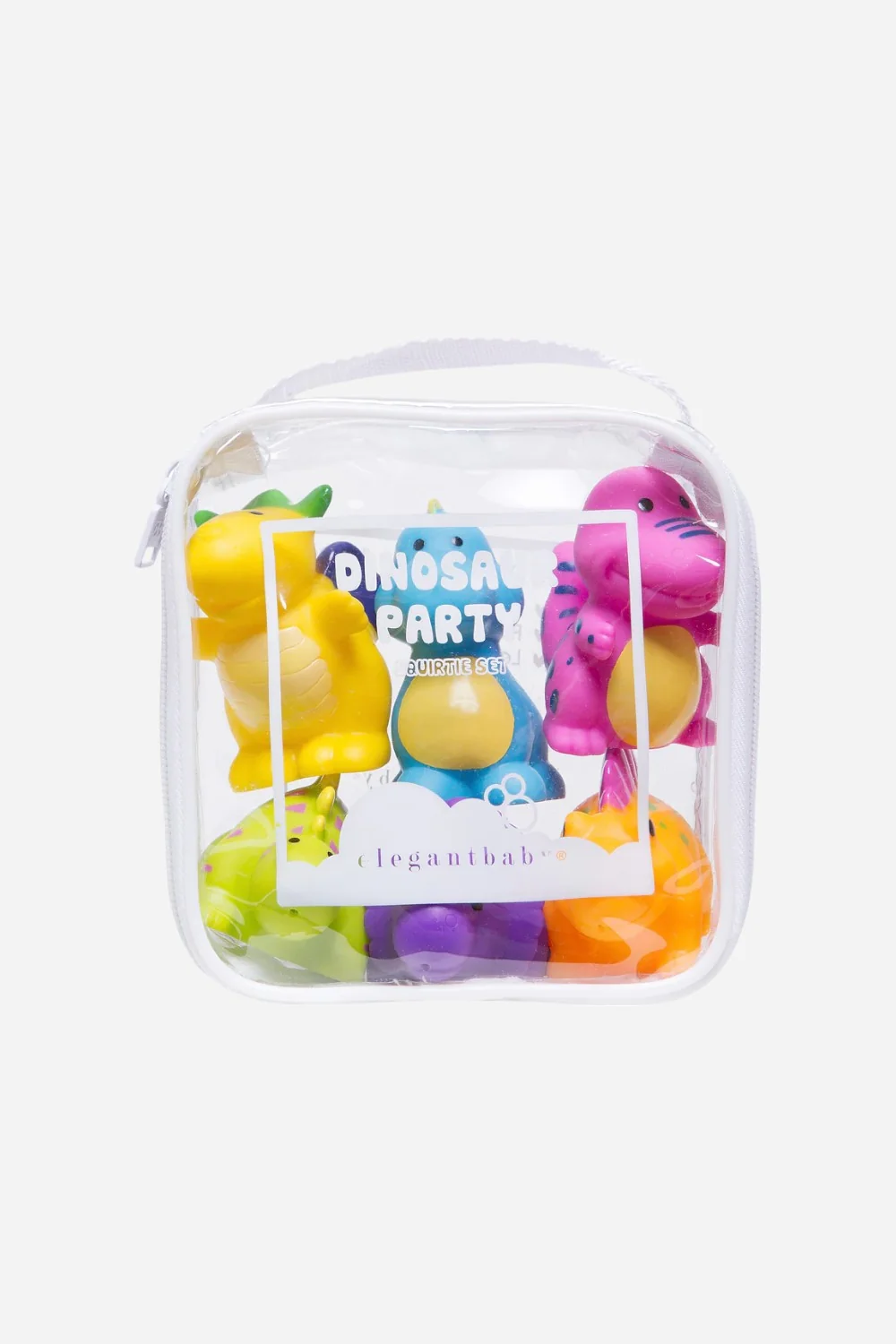 Elegant Baby Dinosaur Party Squirtie Baby Bath Toys - Image 2