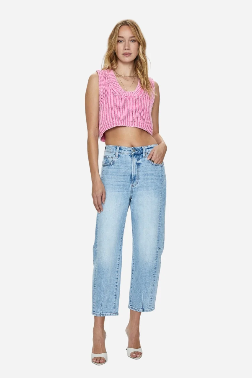 Pistola Eli High Rise Arched Leg Jeans in Sun Kissed - Image 5