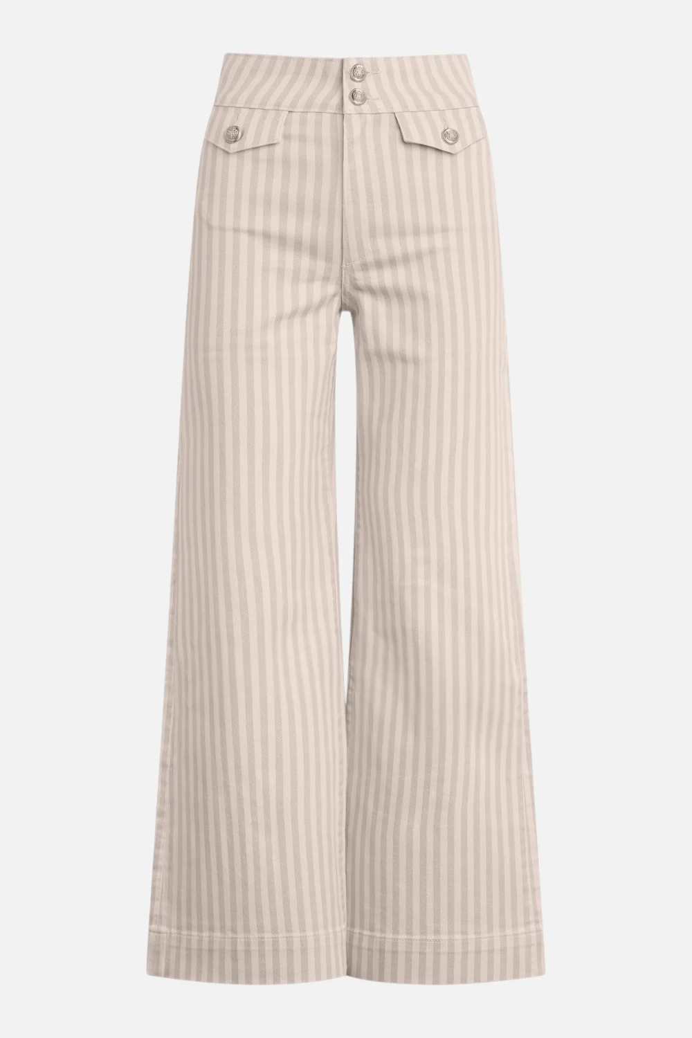 Joes Jeans Ellia High-Rise Wide Leg Ankle Jean in Natural Stripe - Image 7