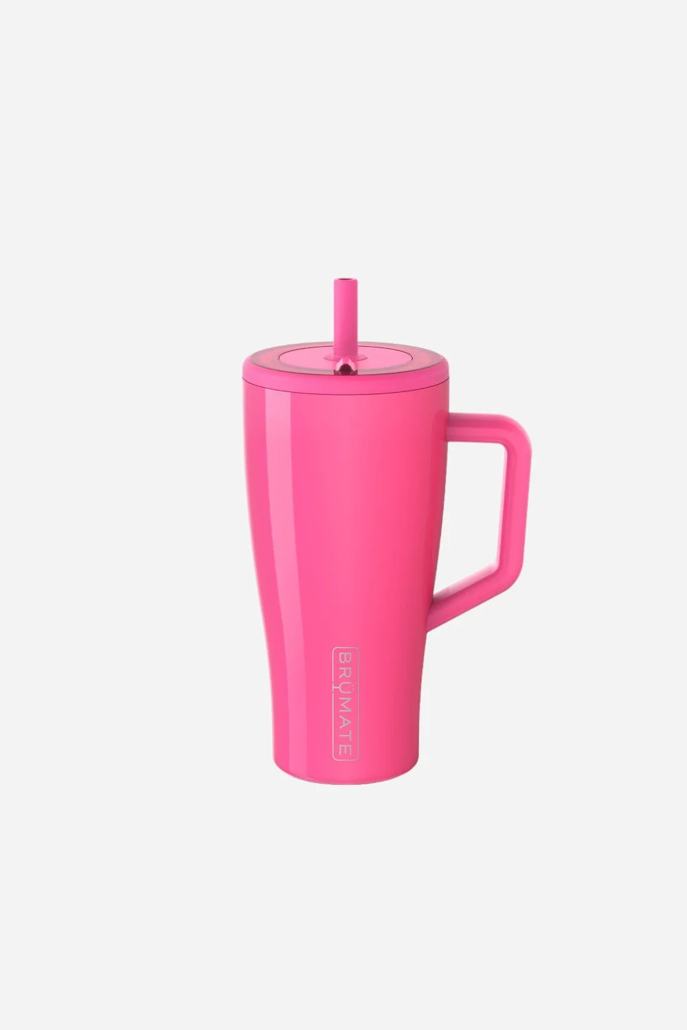 Brumate Era Straw Tumbler in Neon Pink - 30 Oz