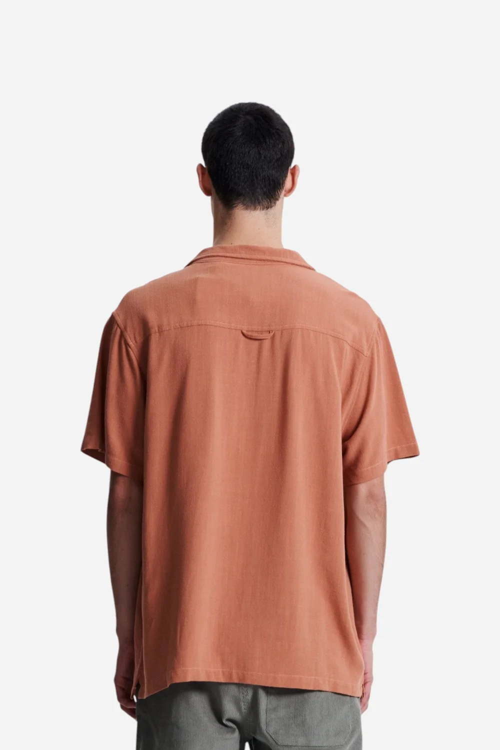 The Critical Slide Society Ernie Resort Shirt in Dark Peach - Image 3